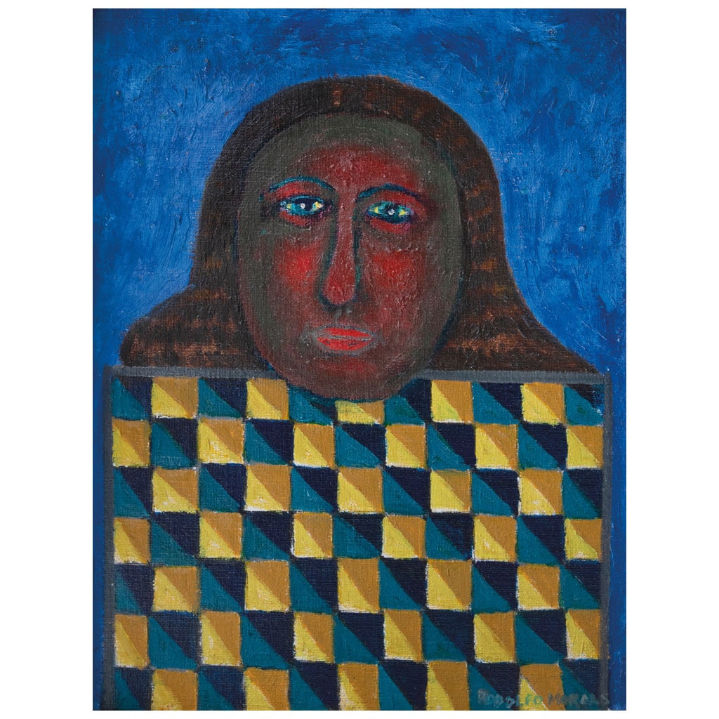 RODOLFO MORALES. Sin título, ca. 1997. Firmado. Óleo sobre masonite. 49 x 37.5 cm (1 of 1)