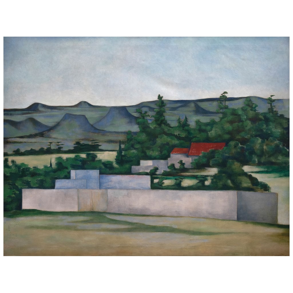 RICARDO MART?NEZ. Paisaje de San ?ngel. Firmado y fechado 1950. Óleo sobre tela. 85.5 x 110 cm. (1 of 1)