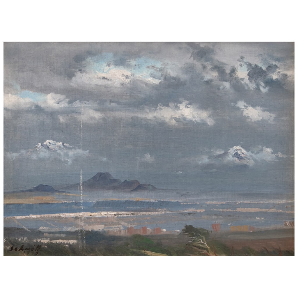 JOSÉ MANUEL SCHMILL. Sin título. Firmado y fechado 1979. Óleo sobre tela sobre madera. 30 x 40 cm: JOSÉ MANUEL SCHMILL(Ciudad de México, 1934 - Ciudad de México, 2018) Sin título Firmado y fechado 1979Óleo sobre tela sobre maderaAgradecemos a Sonya Schmill, hija del artista, por la verificaci�