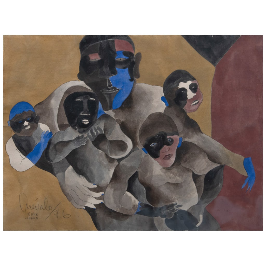 RAFAEL CAUDURO. Sin título. Firmada y fechada 97. Máscara de cerámica policromada. 20x14.5x6.25: RAFAEL CAUDURO(Ciudad de México, 1950 - Ciudad de México, 2022) Sin título Firmada y fechada 97Máscara de cerámica policromada20 x 14.5 x 6.25 cm