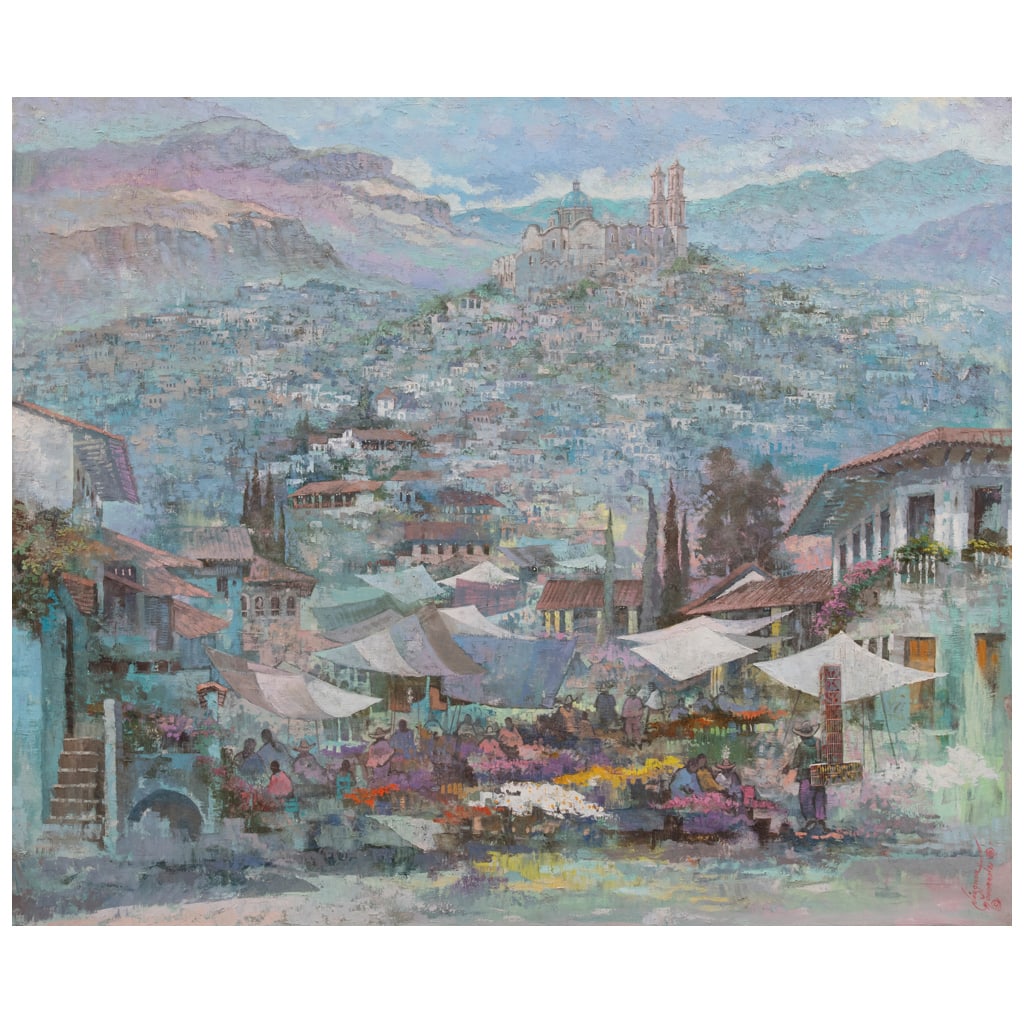 ALBERTO V?ZQUEZ NAVARRETE. Sin título. Firmado. Óleo sobre tela. 100 x 120 cm (1 of 1)