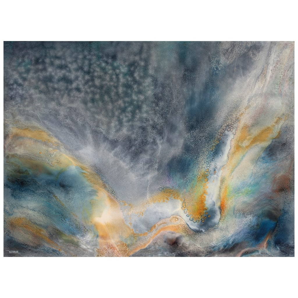 LEONARDO NIERMAN. Sol submarino. Firmado. Acrílico sobre masonite. 89.5 x 122 cm (1 of 1)
