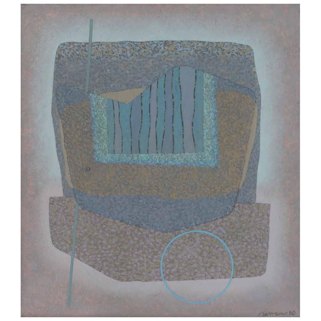 JOSÉ LUIS SERRANO. Díptico. Firmado y fechado 80. Óleo sobre tela. 95 x 85.5 cm (1 of 1)