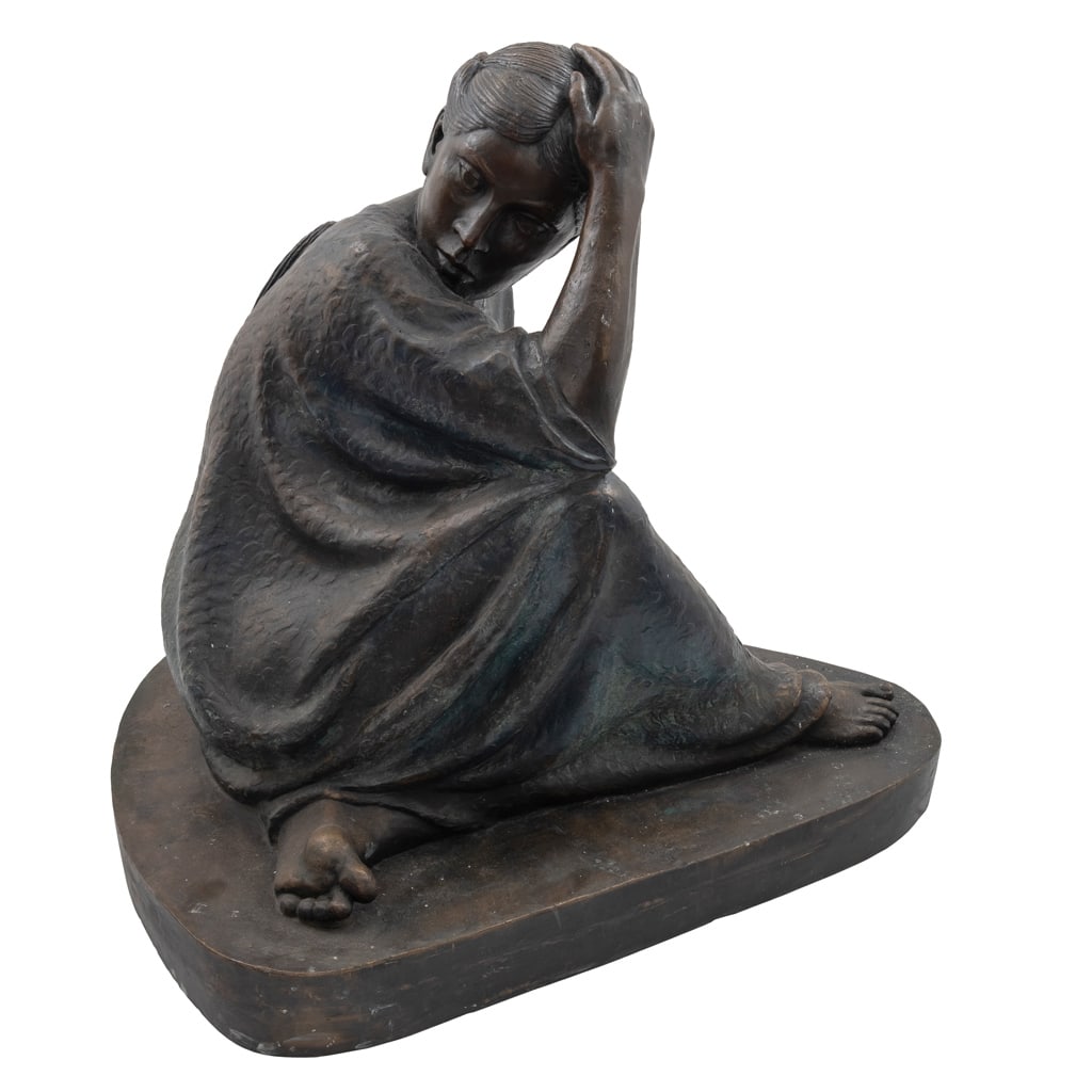 V?CTOR HUGO CASTAÑEDA. Sin título. Firmada y fechada 1991. Escultura en bronce I / VII. 76 x 71 x (1 of 6)