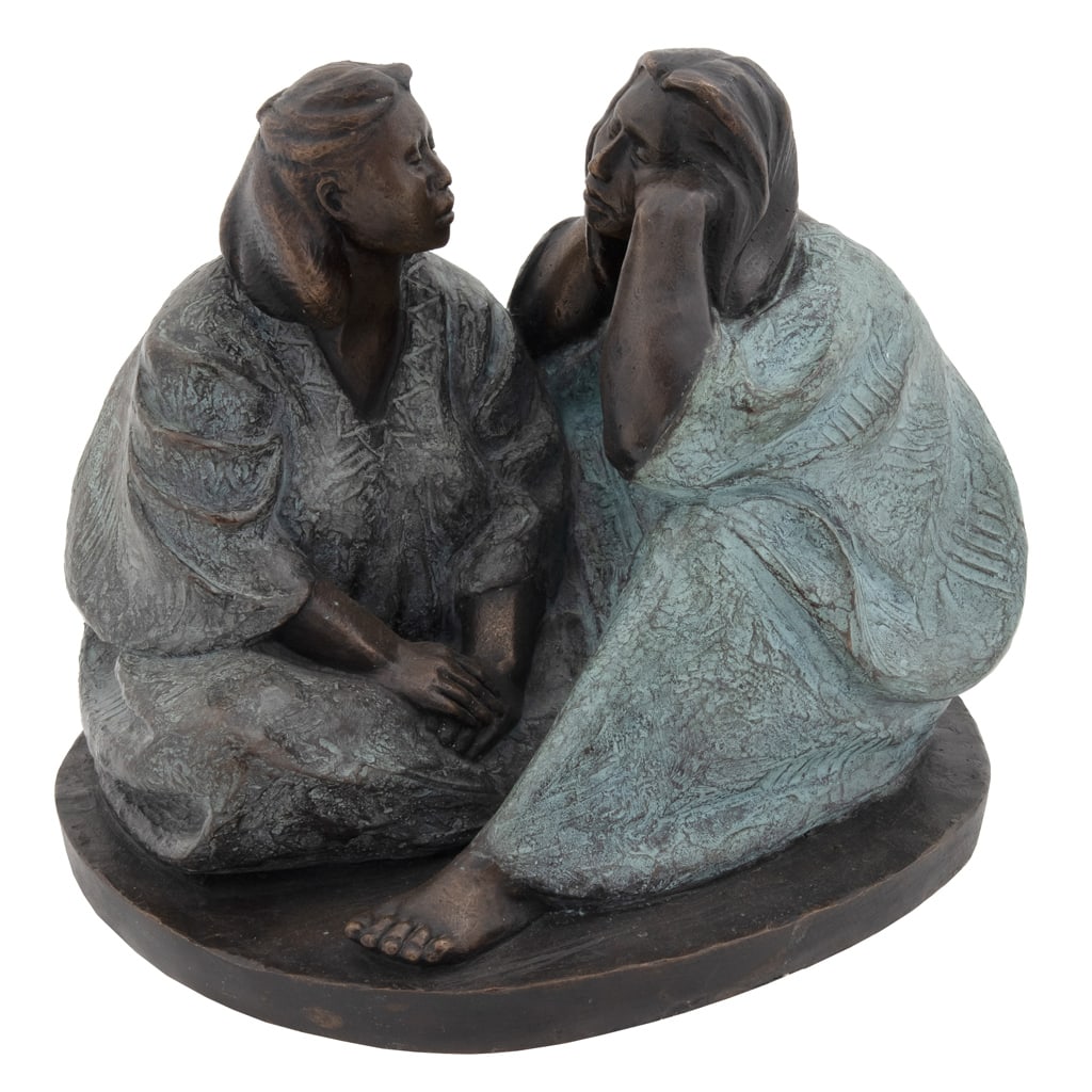 SALVADOR JARAMILLO. Diálogo. Firmada y fechada 1992. Escultura en bronce I - XV. 23 x 30 x 24 cm (1 of 4)