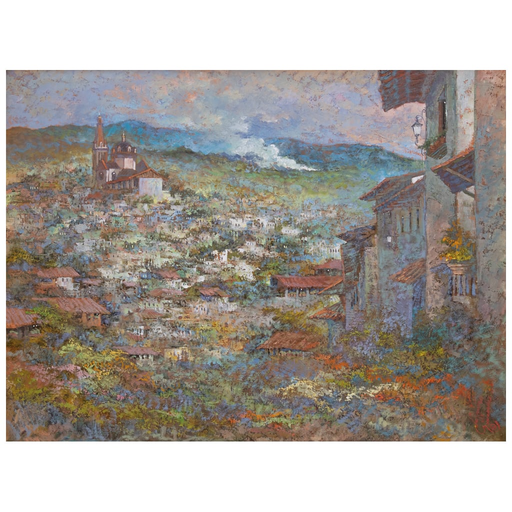 ALBERTO V?ZQUEZ NAVARRETE. Sin título. Firmado y fechado 99. Óleo sobre tela. 60 x 80 cm (1 of 1)