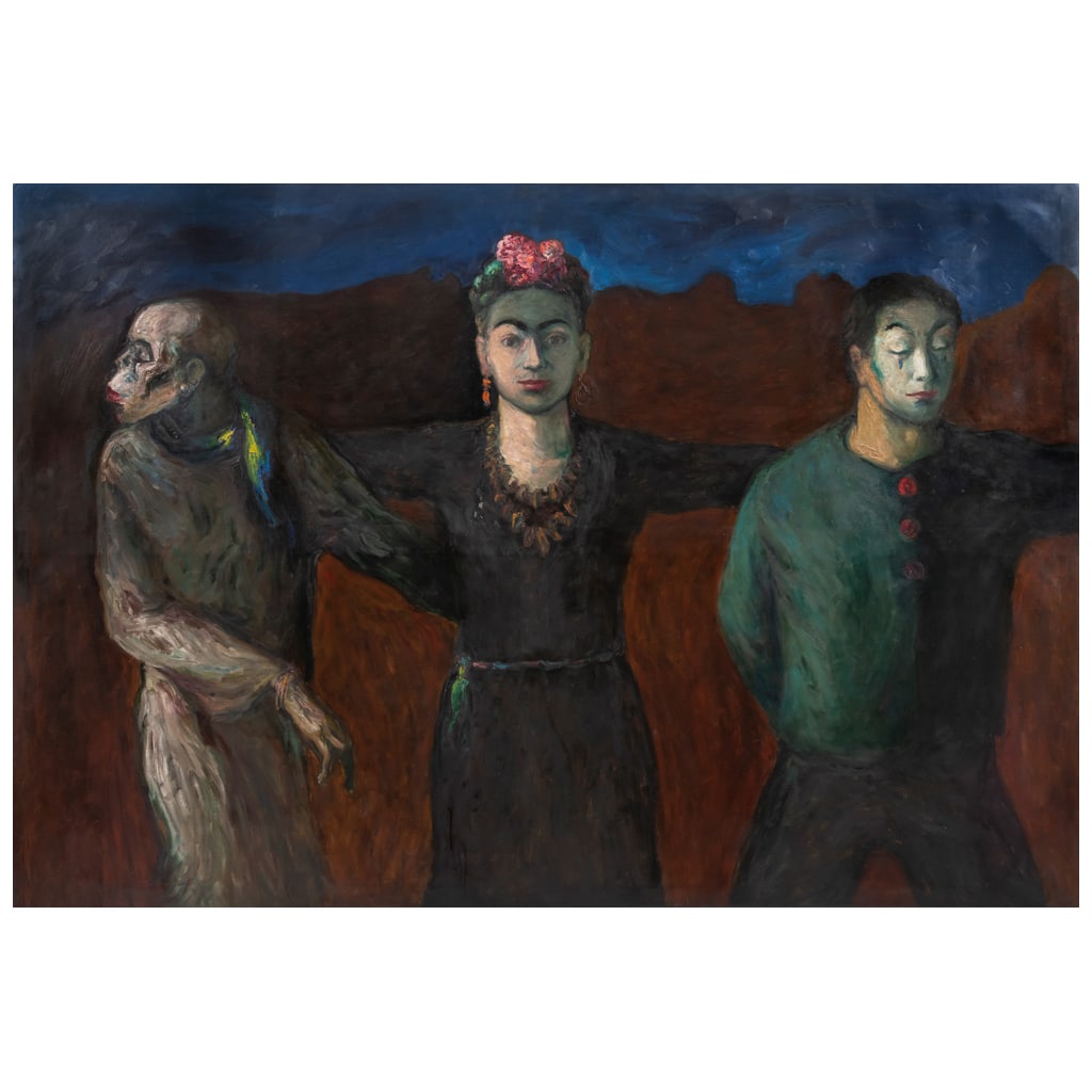 ALFREDO ALCALDE GARC?A. Frida, anhelo de vivir. Firmado. Óleo sobre tela. 136 x 200 cm (1 of 1)