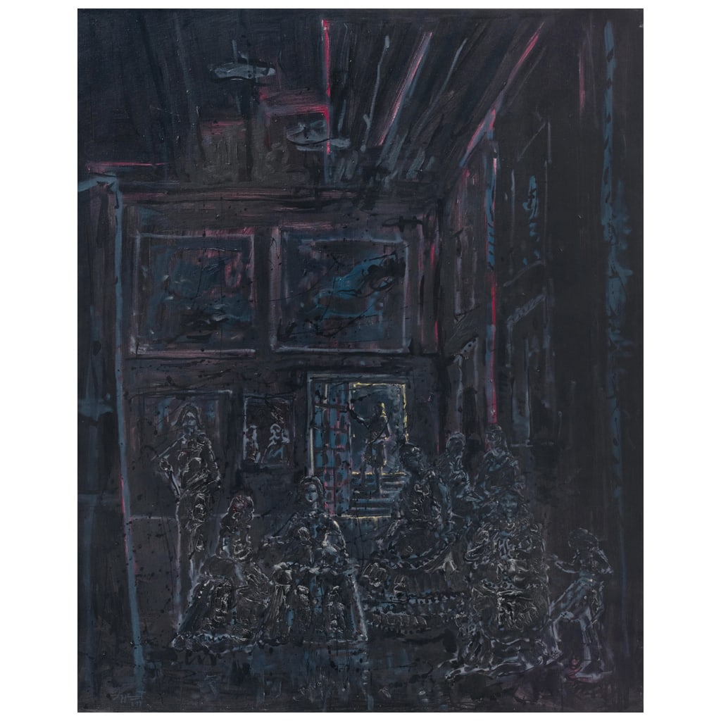 JAZZAMOART. Meninas negras. Firmado y fechado 2017. Óleo sobre tela. 150 x 120 cm (1 of 1)