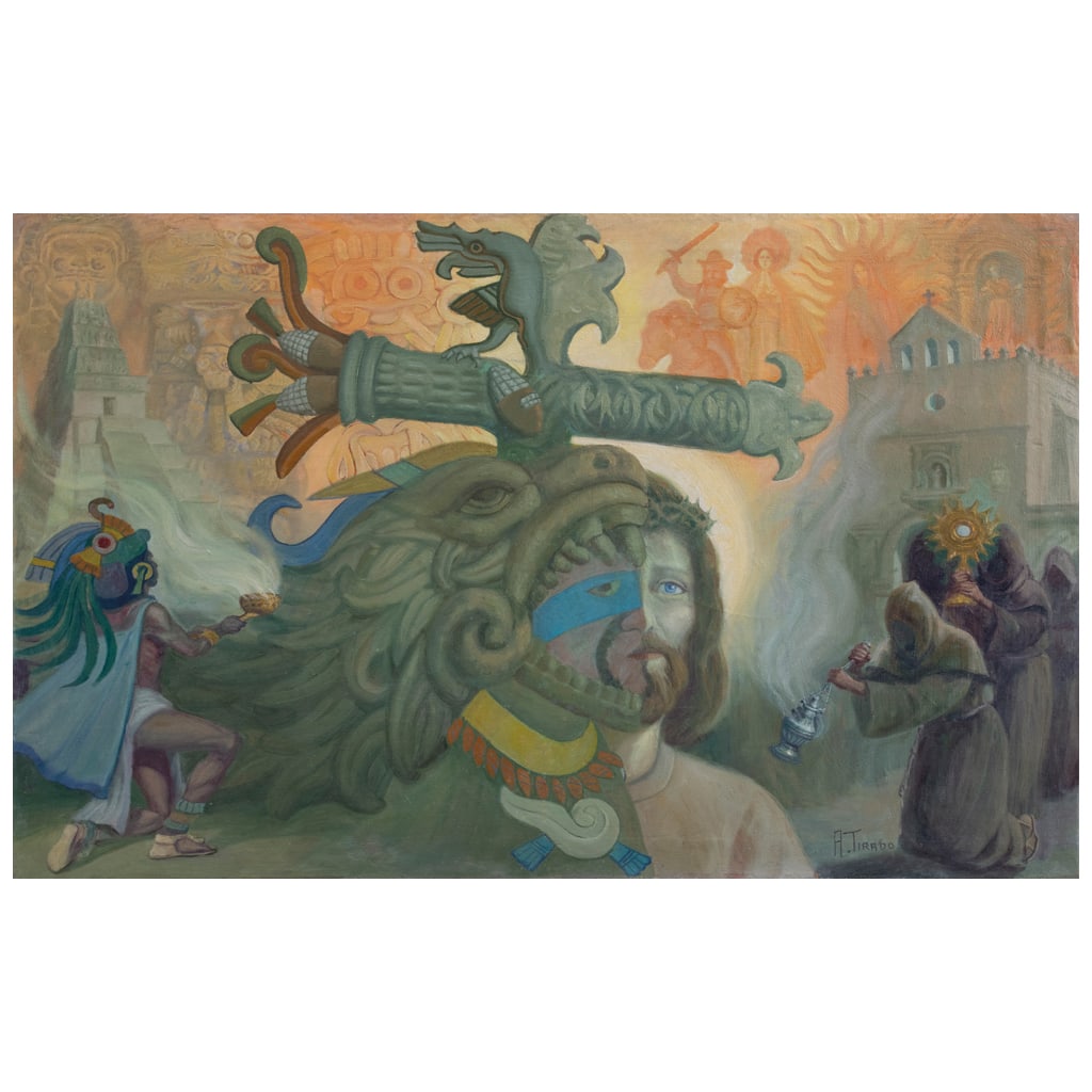 ALFONSO TIRADO. Sin título. Firmado. Óleo sobre tela. 77 x 119 cm (1 of 1)