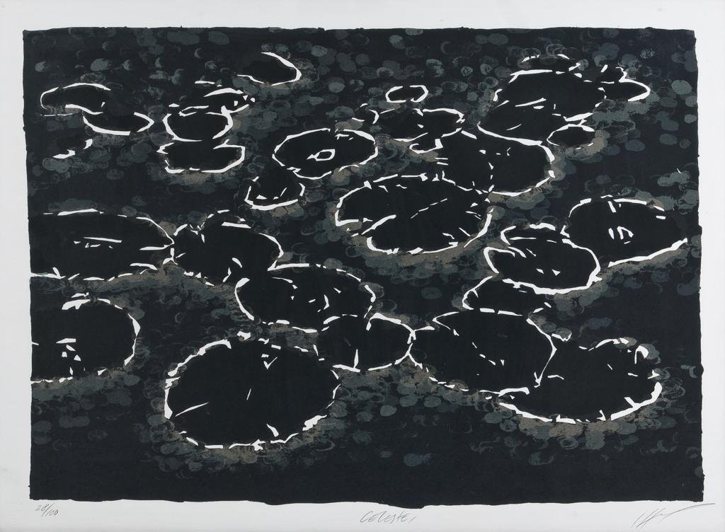 JAN HENDRIX, Celeste, Firmada. Serigrafí­a 28 / 100, 48: JAN HENDRIX, Celeste, Firmada. Serigrafí­a 28 / 100, 48 x 68 cm