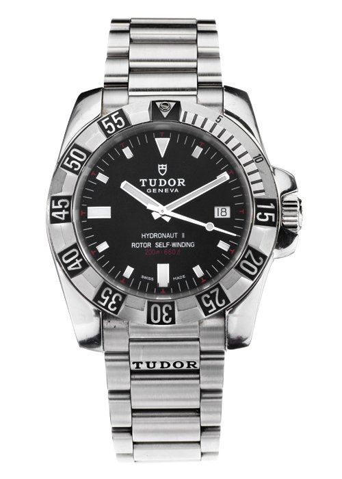 RELOJ TUDOR HYDRONAUT II ROTOR SELF-WINDING. En acero.: RELOJ TUDOR HYDRONAUT II ROTOR SELF-WINDING. En acero. Movimiento: automÃ¡tico. Cuenta con estuche original.