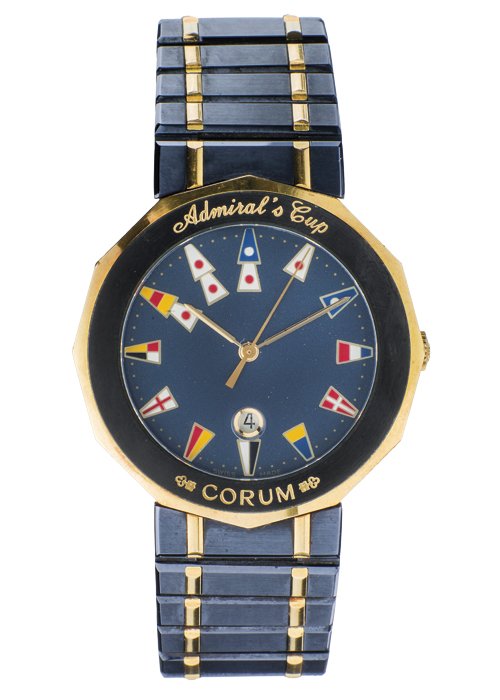 RELOJ CORUM ADMIRAL'S CUP WINNERS. En acero y oro: RELOJ CORUM ADMIRAL'S CUP WINNERS. En acero y oro amarillo de 18K. Movimiento: cuarzo.