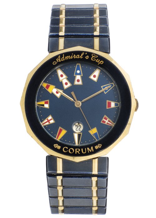 RELOJ CORUM ADMIRAL'S CUP WINNERS. En acero y oro: RELOJ CORUM ADMIRAL'S CUP WINNERS. En acero y oro amarillo de 18K. Movimiento: cuarzo.