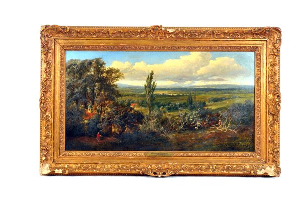 Edmund John Niemann (Inglaterra, 1813-1876) Telegraph: Edmund John Niemann (Inglaterra, 1813-1876) Telegraph Hill Hampstead. Ã“leo sobre tela. medidas. Enmarcado. Referido en placa. Dimension