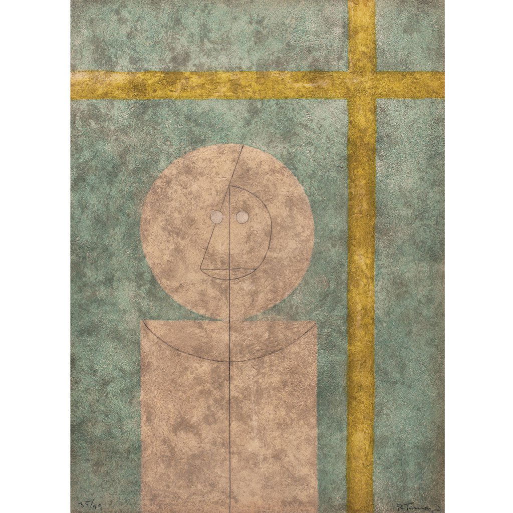 RUFINO TAMAYO, Personaje en la ventana, 1980, Firmado, (1 of 1)