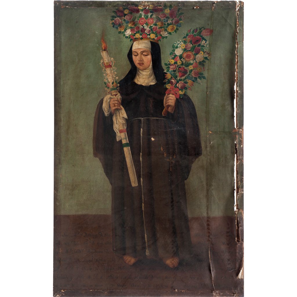 MONJA CORONADA. MÉXICO, SIGLO XIX. Óleo sobre tela. (1 of 1)