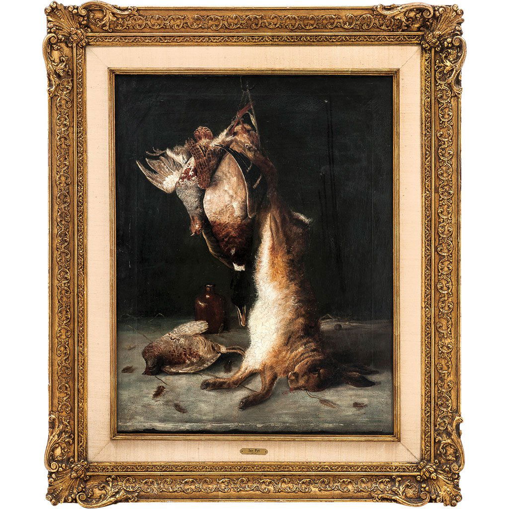 DESPUÉS DE JAN FYT (BÉLGICA, 1611 - 1661) SIGLO XIX.: DESPUÉS DE JAN FYT (BÉLGICA, 1611 - 1661) SIGLO XIX. NATURALEZA MUERTA. Óleo / T. Detalles de conservación. 91 x 70 cm