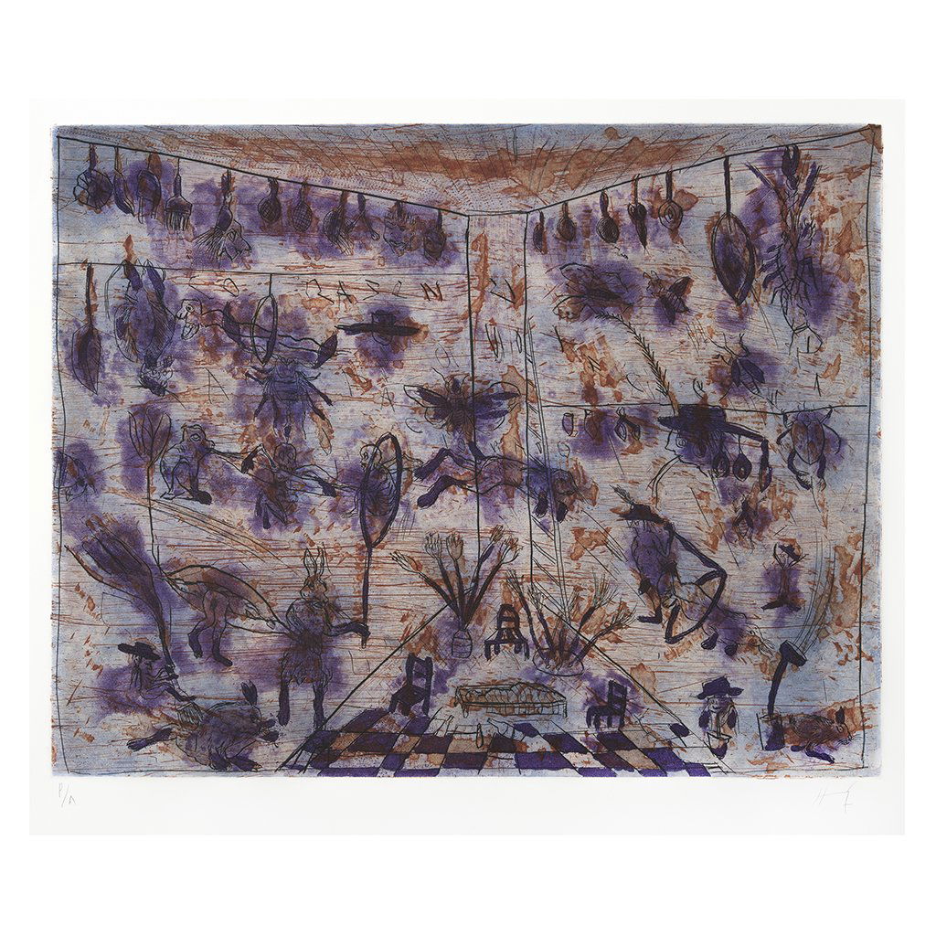 SERGIO HERNÃNDEZ, Sin tÃ­tulo, Firmado, Grabado P / A, (1 of 1)