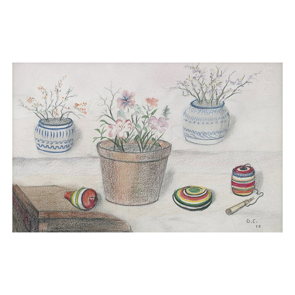 OLGA COSTA, Sin tÃ­tulo, Firmado "O.C." y fechado 72, (1 of 1)