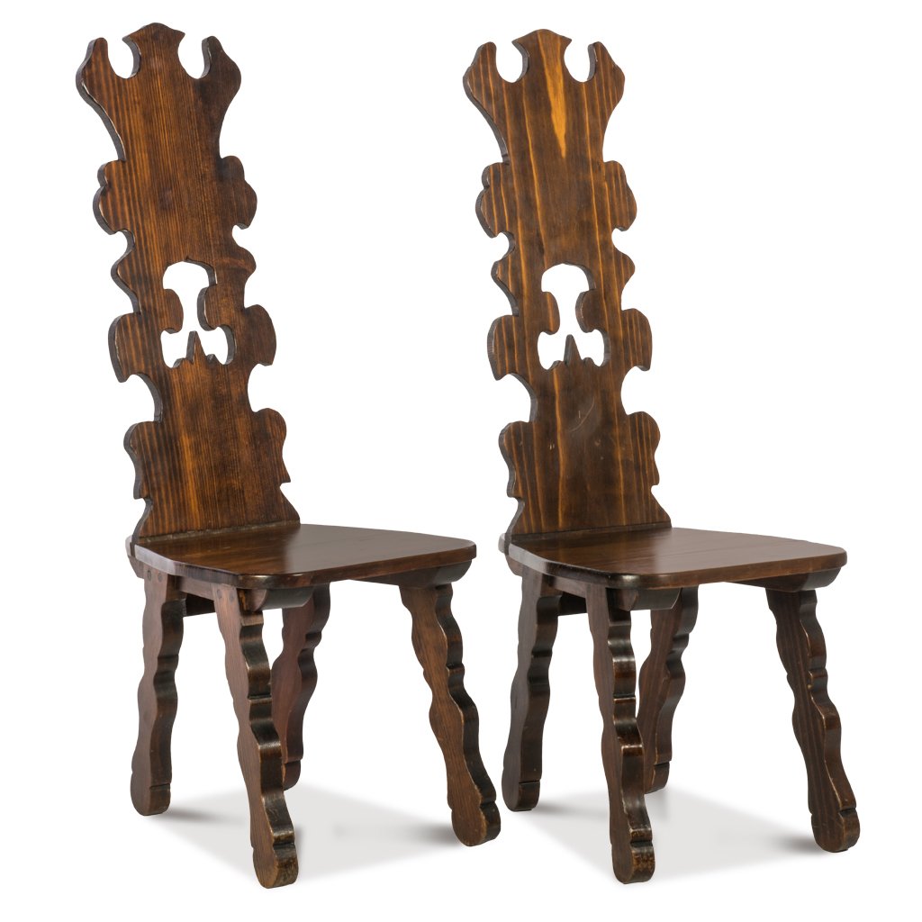 Don Shoemaker. MÃ©xico. AÃ±os 60. Par de sillas. Con (1 of 1)