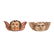 PAIR OF CHERUB FACES. MEX, 20th Century. Carved