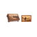 PAIR OF BOXES. MEX., 20th century. Wood decorated with