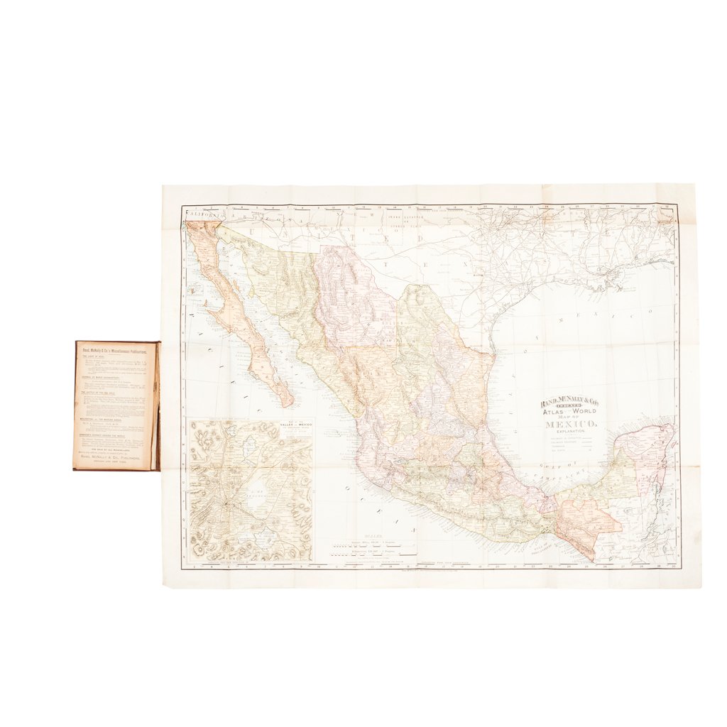 Rand, McNally & Co. Indexed State and Railroad Map of (1 of 1)