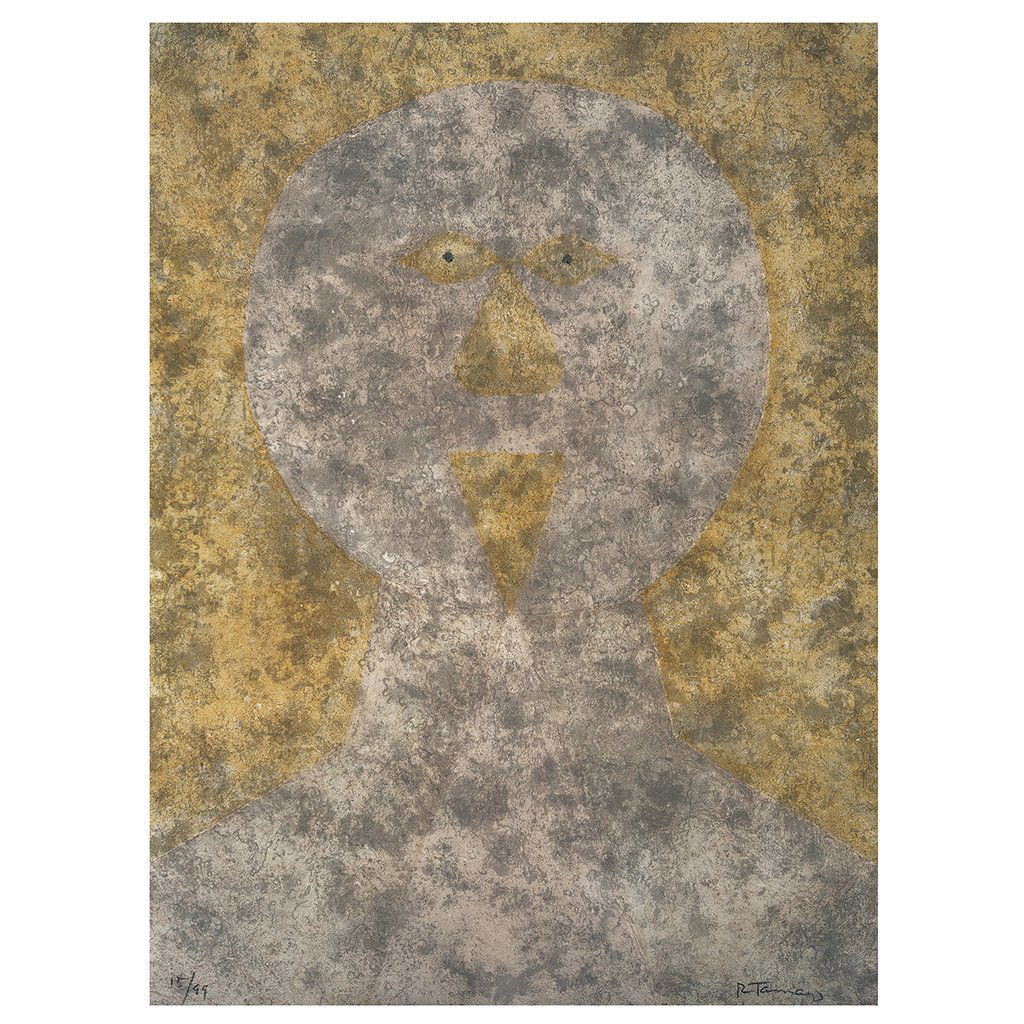 RUFINO TAMAYO, Cabeza, 1980, Signed, Etching 15 / 49, (1 of 1)