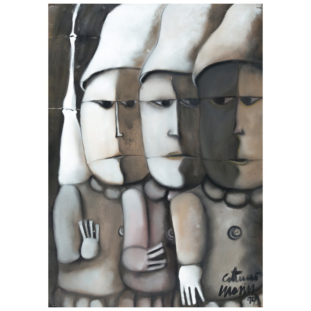 ARTURO MORiN,Untitled, Signed and dated 94, Acrylic on (1 of 1)