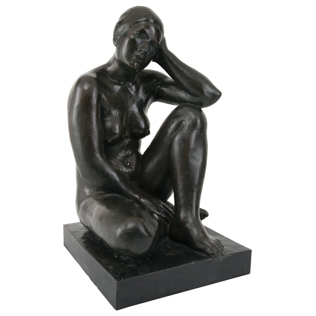 FELIPE CASTAÃ‘EDA, Untitled, Signed, Bronze sculpture (1 of 1)