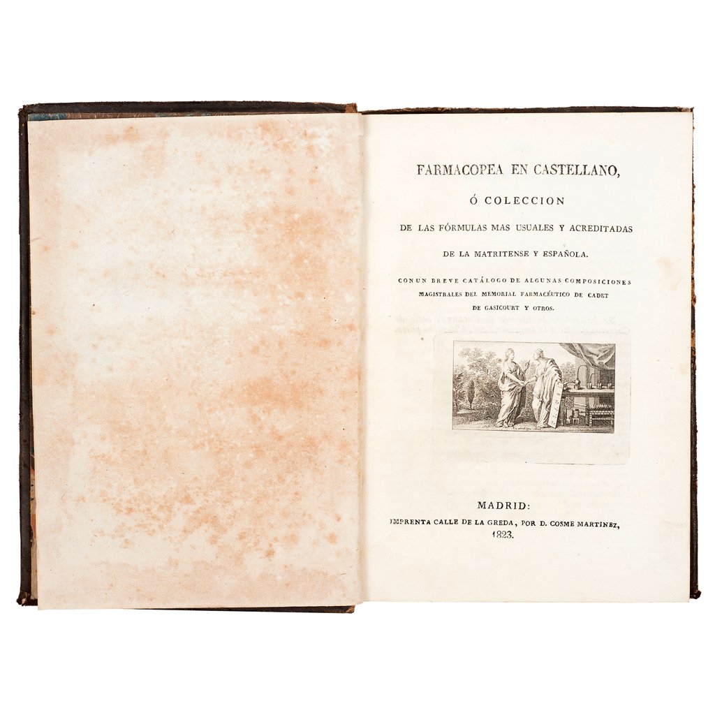 Farmacopea en Castellano. Coleccion de las Formulas mas (1 of 1)