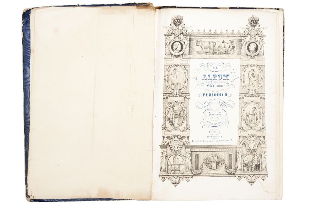 Cumplido, Ignacio. El album Mexicano. Periodico de (1 of 1)