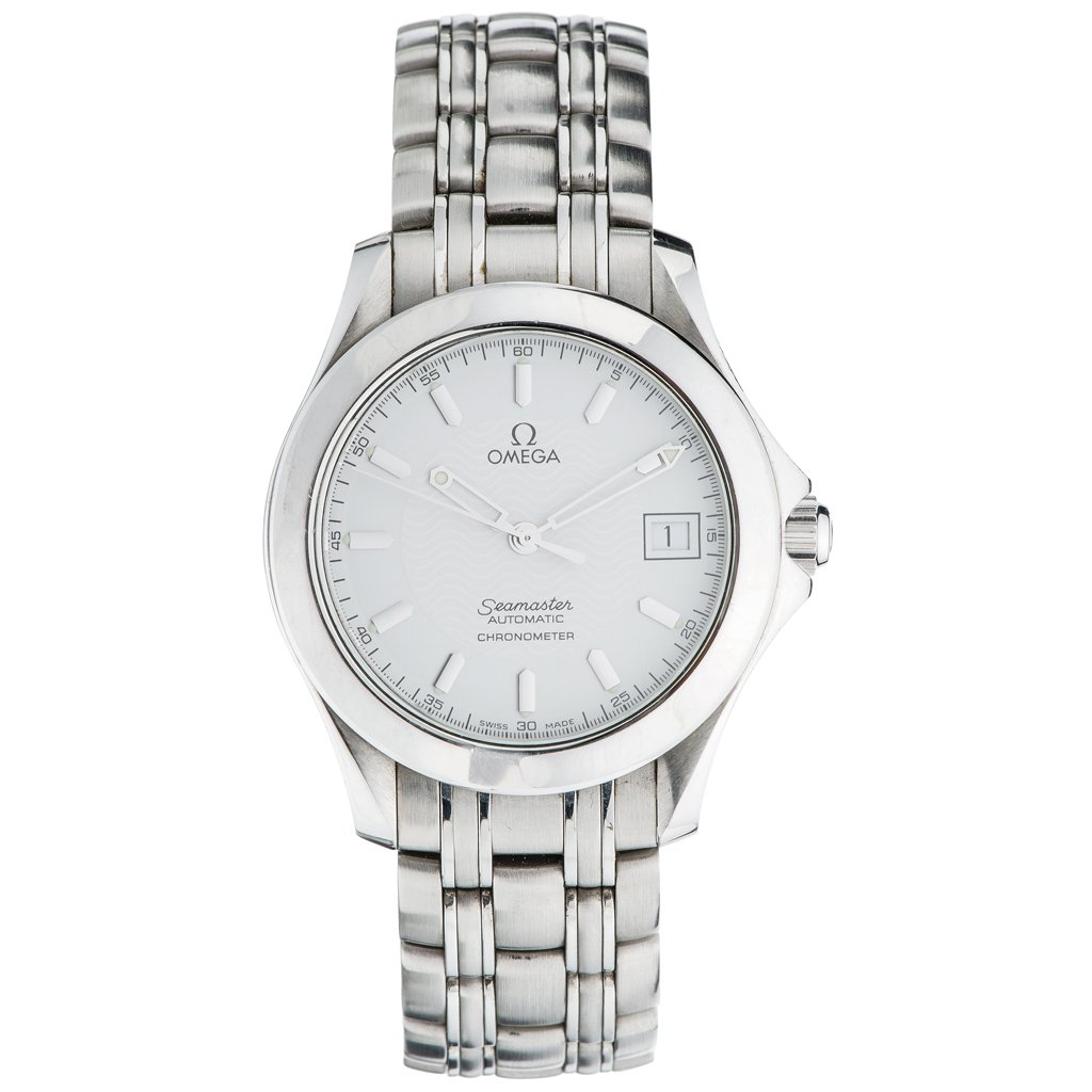 An OMEGA SEAMASTER CHRONOMETER wristwatch. Steel case (1 of 1)