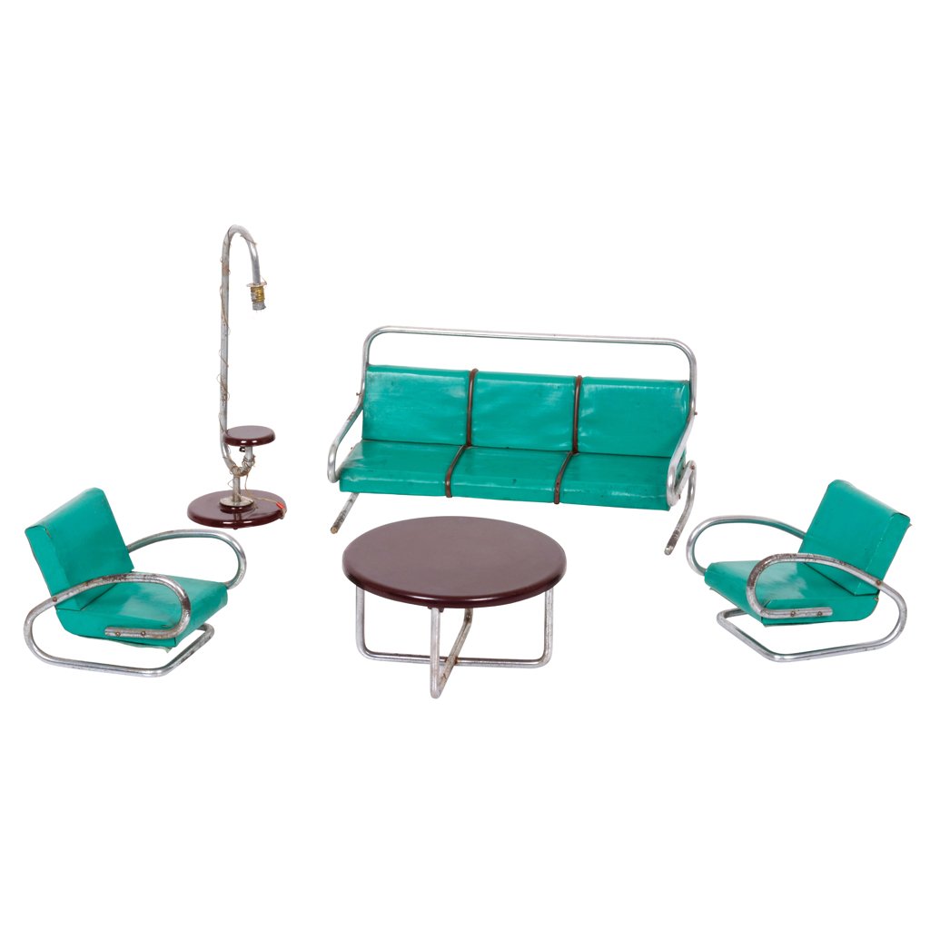 Jindrich Halabala. 1930 s. Bakelite and steel furniture (1 of 1)