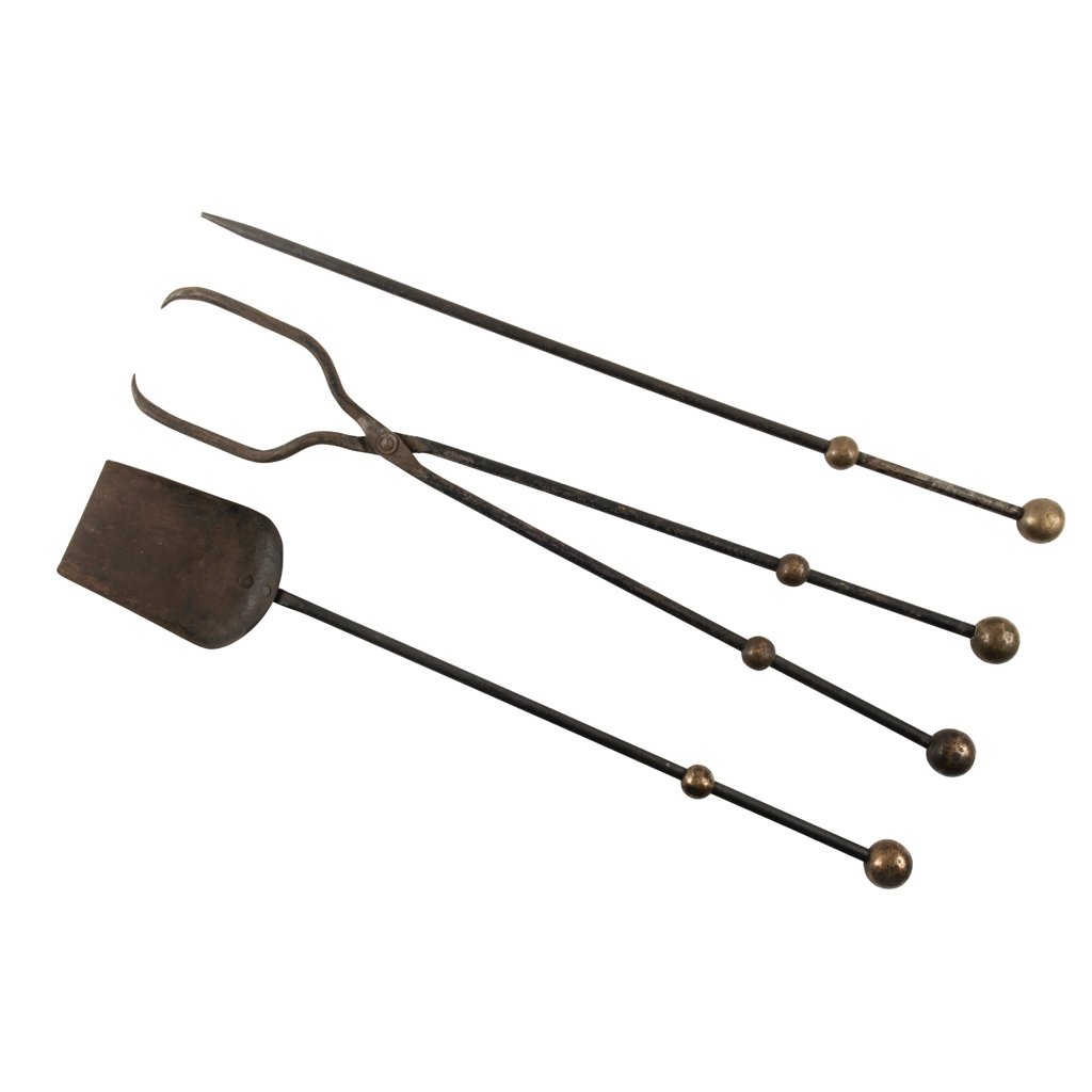 Arturo Pani. 1950 s. Iron fireplace accesories. (1 of 1)