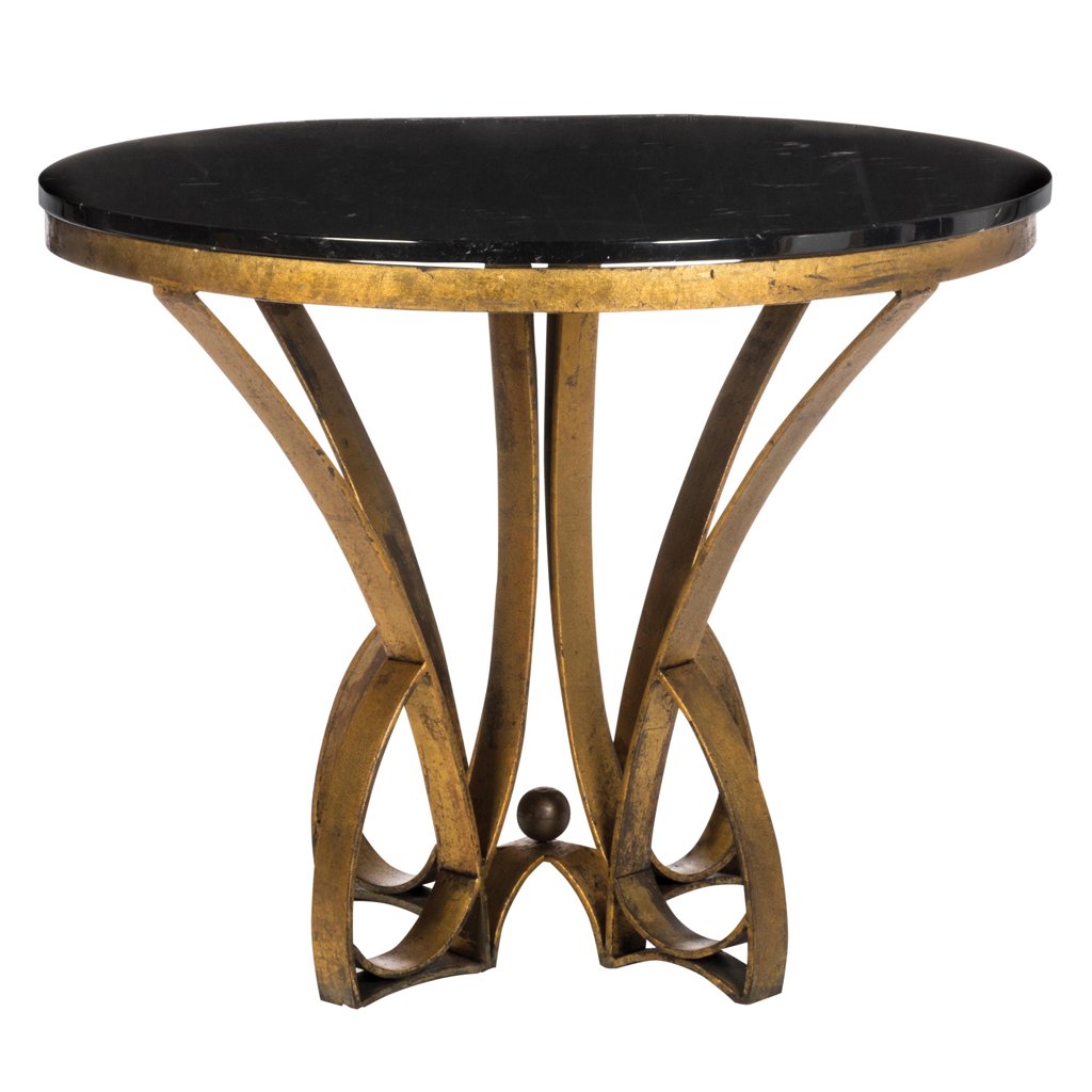 Arturo Pani. 1940 s. Circular golden iron and black (1 of 1)