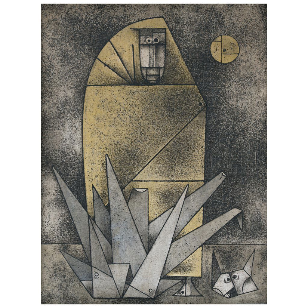 OMAR RAYO, Indigena de Toluca, Signed, Oil on canvas, (1 of 1)