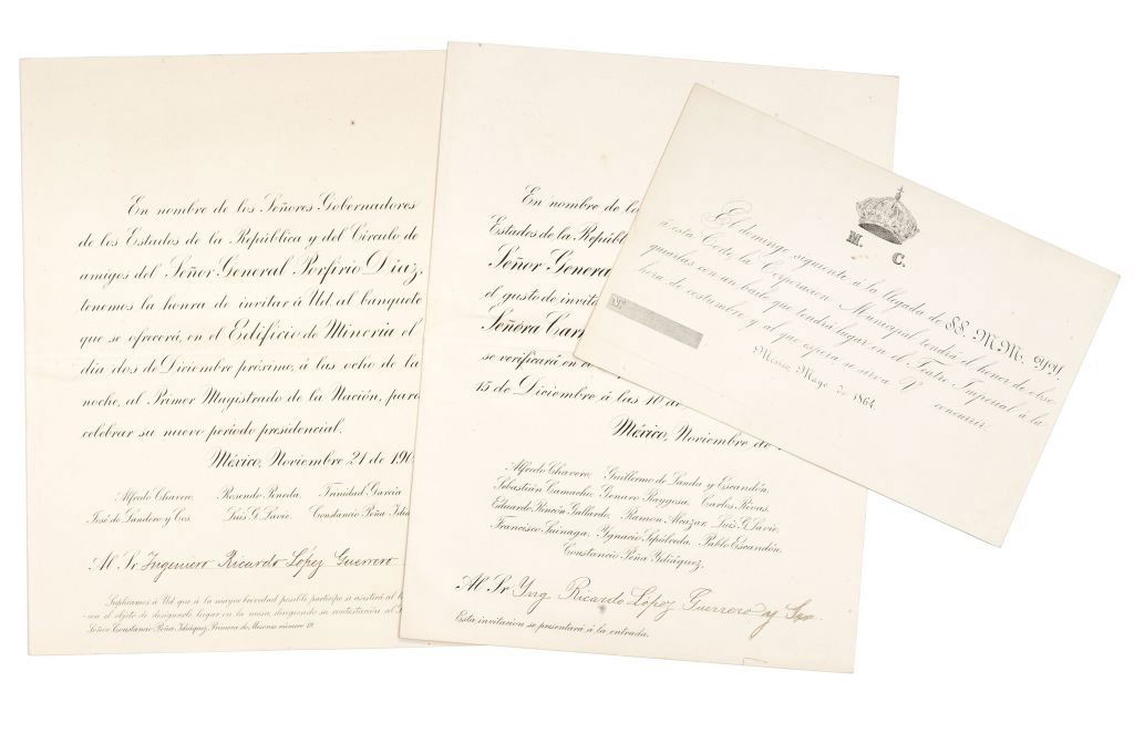 Invitaciones al Baile por el Arribo de Maximiliano y (1 of 1)