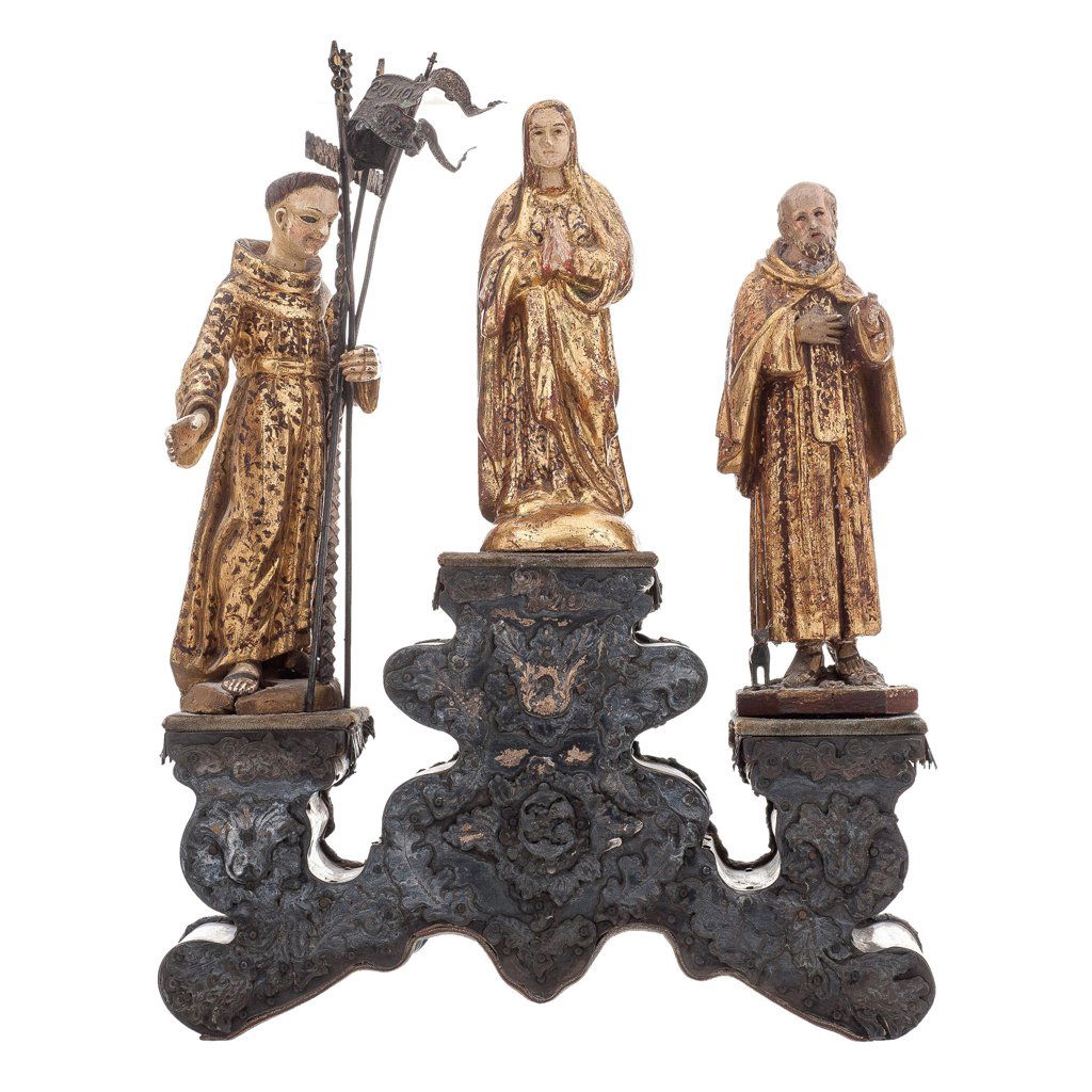 VIRGIN MARY, SAINT PHILIP OF JESUS AND SAINT FRANCIS DE (1 of 1)