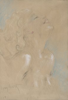 LOUIS ICART, Untitled, Signed, Mixed media on paper, 52 (1 of 1)