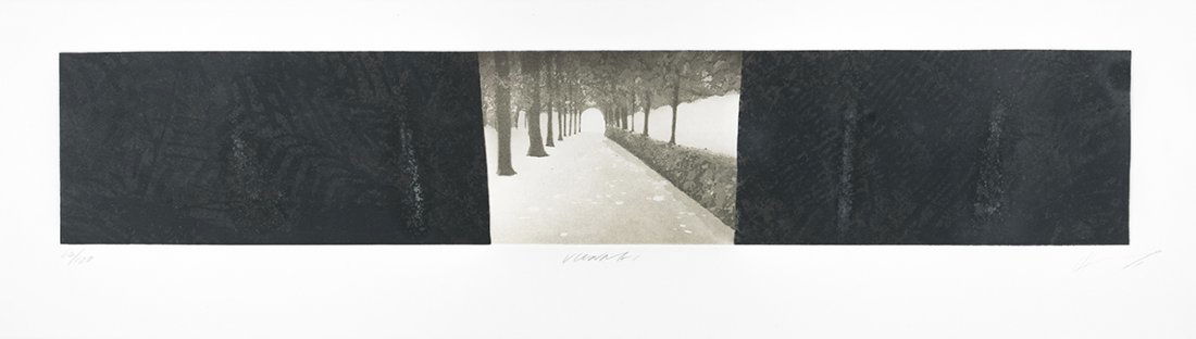 JAN HENDRIX, Vienna, Signed, Screenprint 62 / 100, 15 x: JAN HENDRIX, Vienna, Signed, Screenprint 62 / 100, 15 x 84 cm / 5.9 x 33 inches