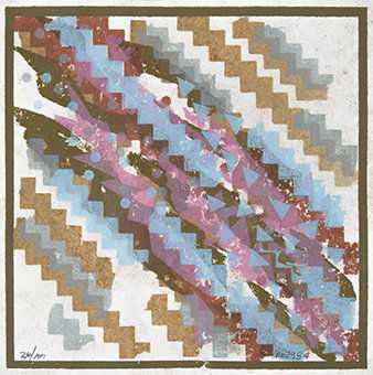 VICENTE ROJO, From series Mexico bajo la lluvia, Signed: VICENTE ROJO, From series Mexico bajo la lluvia, Signed and dated 84, Screenprints on amate paper 26 / 100, 23 x 22.5 cm / 9 x 8.8 inches