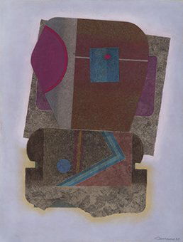 JOSe LUIS SERRANO, Untitled, Signed and dated 87, Mixed: JOSe LUIS SERRANO, Untitled, Signed and dated 87, Mixed media on paper, 79 x 59 cm / 31.1 x 23.2 inches