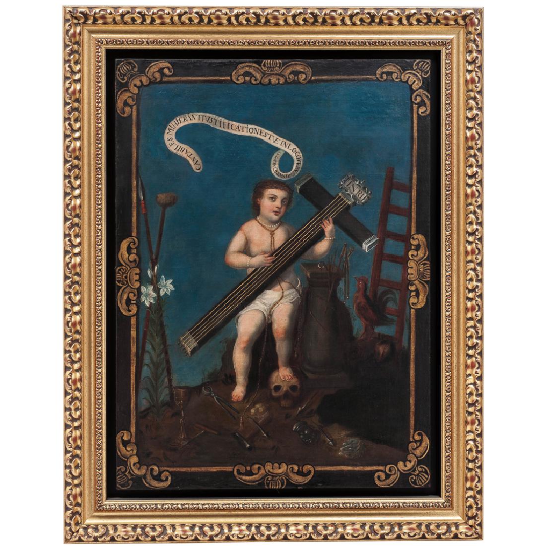 HOLY CHILD WITH INSTRUMENTS OF THE PASSION. MEXICO, (1 of 1)