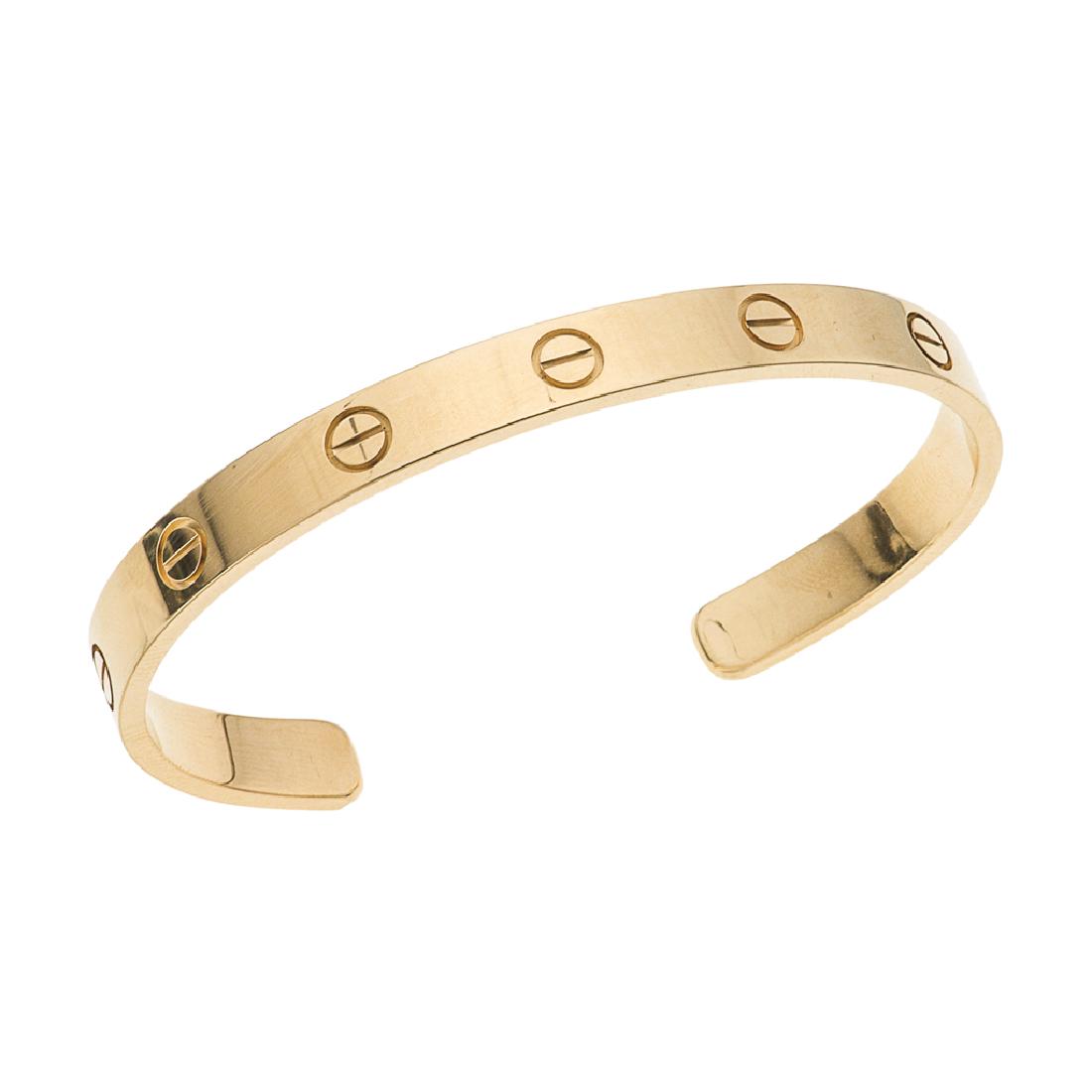 cartier love bracelet gram weight