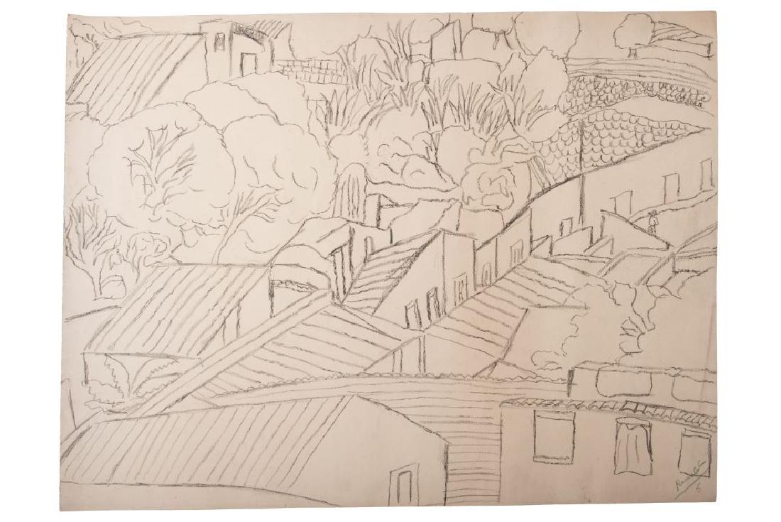 Rendon, Pedro. Sin Titulos. Color pencil on paper, 50 x (1 of 1)