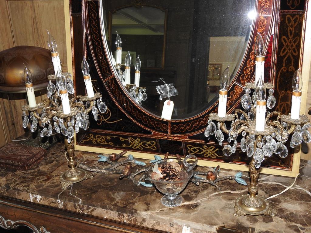 Pair Of French Style Candelabra Lamps (1 of 3)