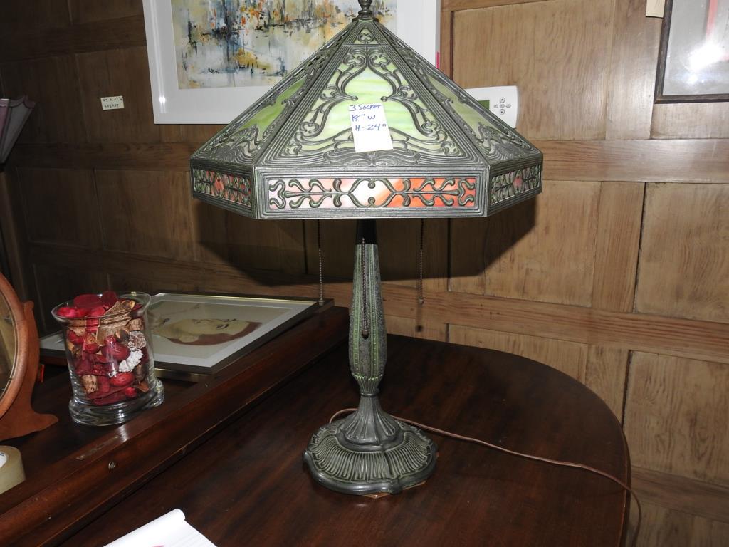 Bradley & Hubbard Style Lamp (1 of 5)