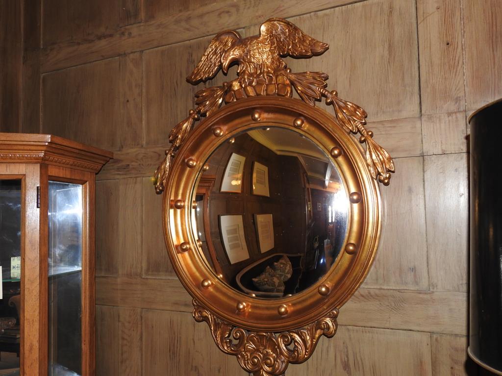 Gilt Bullseye Mirror (1 of 3)