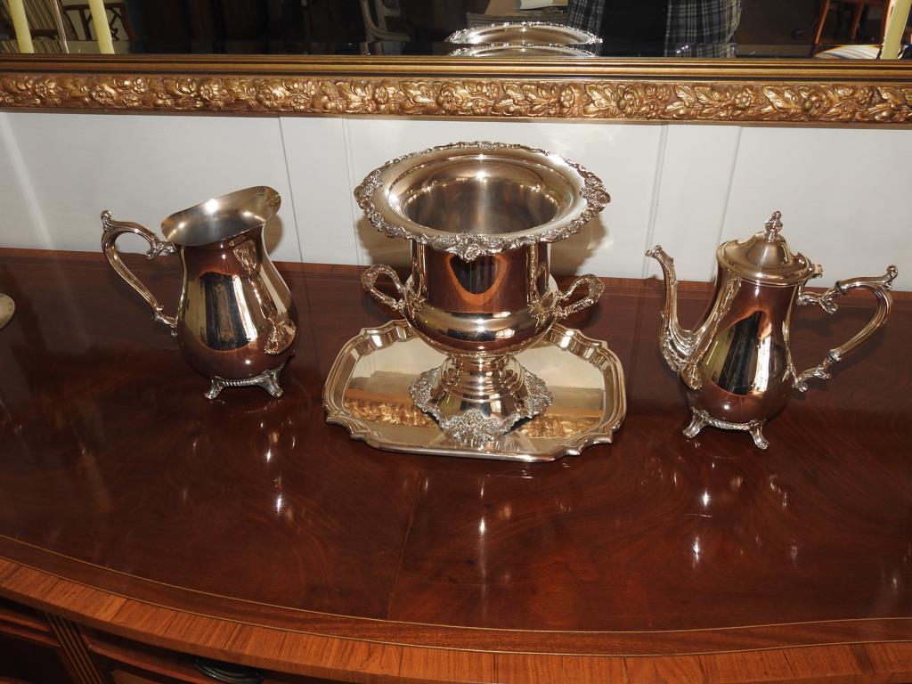 Four Piece Silver Plate Lot (1 of 5)